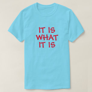 DET ÄR VAD DET ÄR - T SHIRT