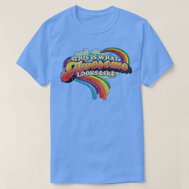 Det är vad Fantastisk ser ut som 1985 T Shirt (Design framsida)