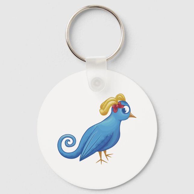 Det är vad hon tweets - fågelns Logotyp Nyckelring (Front)