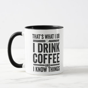 Det är vad jag dricker Coffee Funny Caffeine Mugg