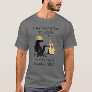 Det är vad jag gör för att äta Hundar jag spel T Shirt