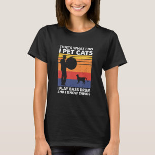 Det är vad jag gör för att äta katter som jag spel t shirt