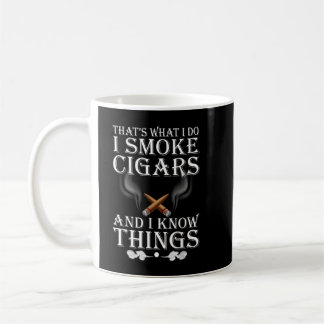 Det är vad jag gör för att röka cigarrer och jag v kaffemugg