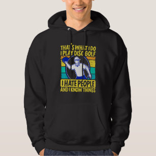 Det är vad jag gör för att spela skivgolf Frisbee Hoodie