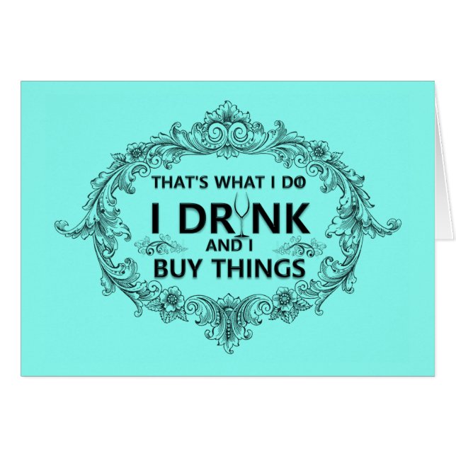 Det är vad jag gör hälsningskort (Framsidan Horizontal)