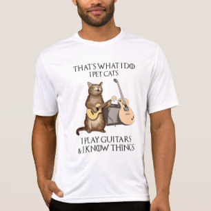 Det är vad jag gör.. Jag äter katter jag spelar gi T Shirt