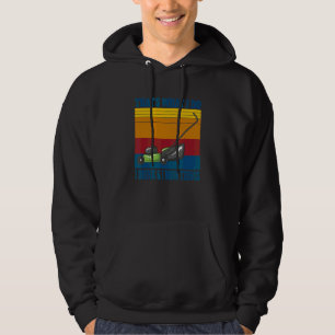 Det är vad jag gör jag dricker och jag klipper sak hoodie