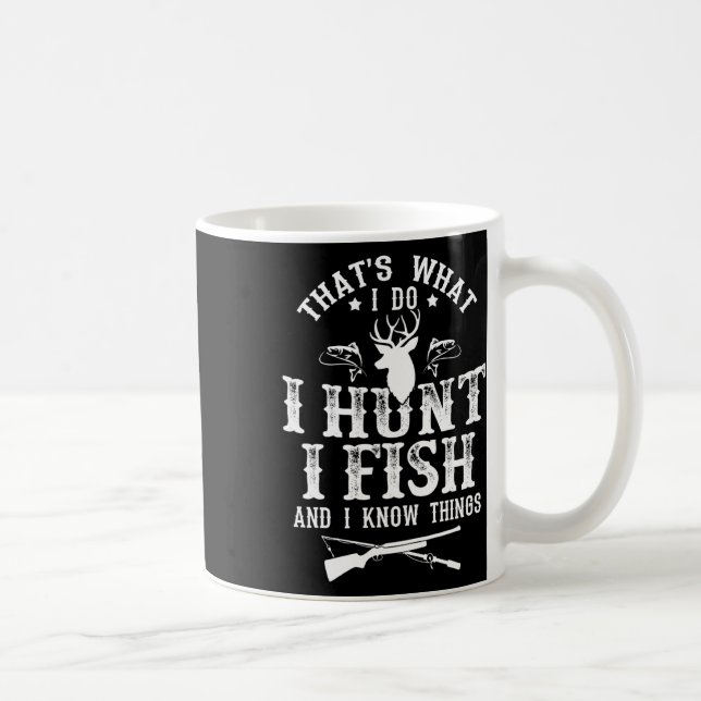 Det är vad jag gör jag jagar fiskar och vet roliga kaffemugg (Höger)