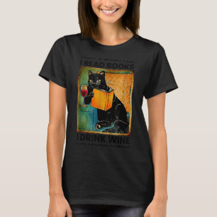 Det är vad jag gör jag läser böcker jag dricker vi t shirt