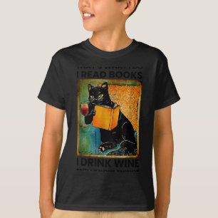 Det är vad jag gör jag läser böcker jag dricker vi t shirt