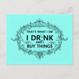 Det är vad jag gör vykort