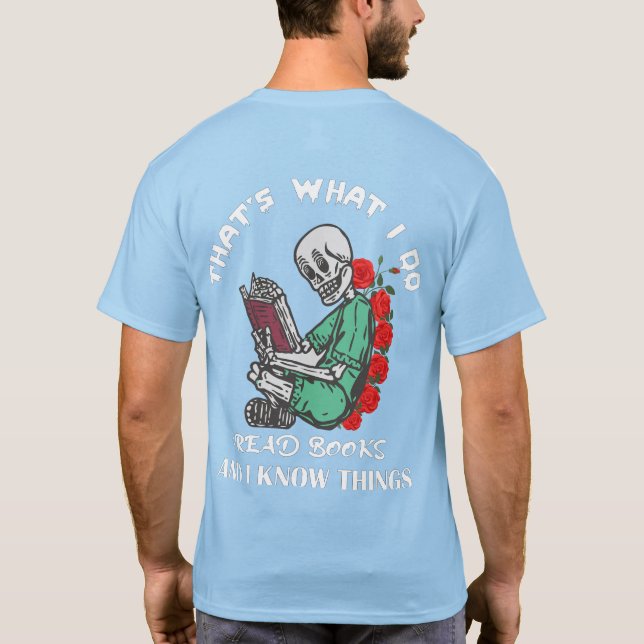 Det är vad jag läser Bok T Shirt (Baksida)