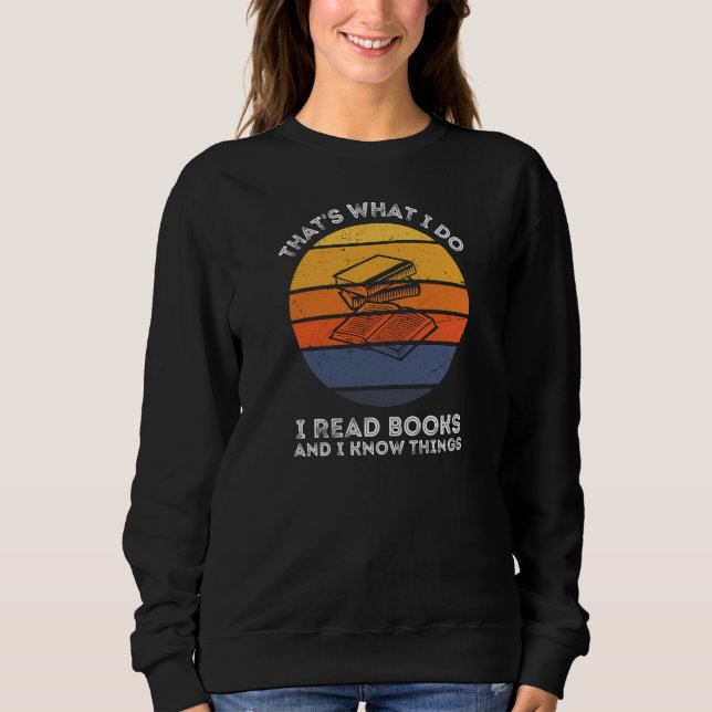 Det är vad jag läser Bokar och jag vet Sak T Shirt (Framsida)