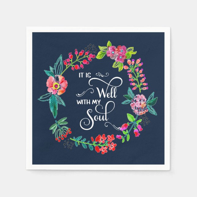 Det är väl med min själ pappersservett (Framsidan)