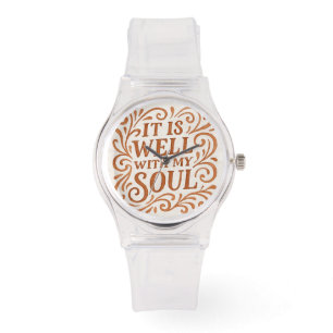 Det är väl med min själ typografi armbandsur