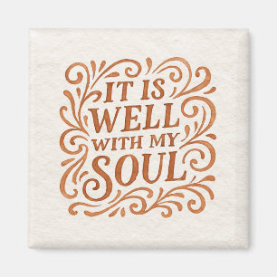 Det är väl med min själ typografi magnet