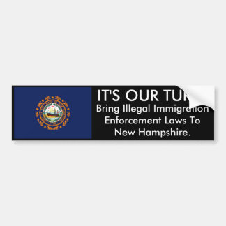 DET är VÅR VÄND, den New Hampshire bildekalet Bildekal