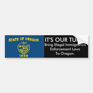 DET är VÅR VÄND, den Oregon bildekalet Bildekal