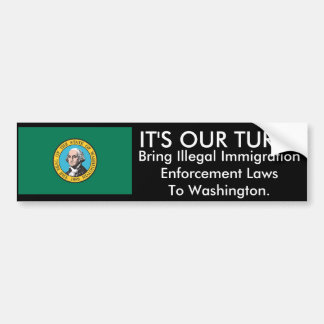 DET är VÅR VÄND, Washington Bildekal
