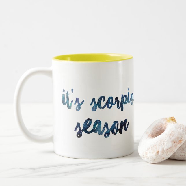 Det är vattenfärgen för födelsedagen för Två-Tonad mugg (Med munk)