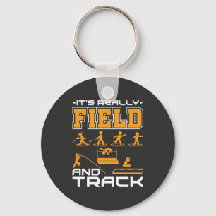 Det är Verkligen och Spår Thrower Jumper T-Shir Nyckelring