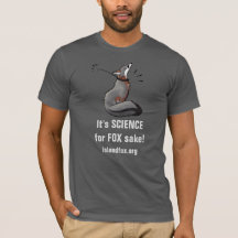 Det är VETENSKAP för RÄV skull T-Shirt Bella Djup