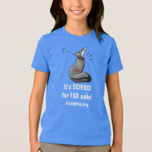 Det är VETENSKAP för RÄV skull T-Shirt True Royal