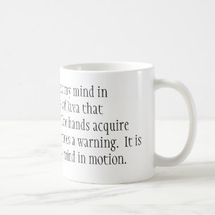 Det är vid koffein som ensamma den min kaffemugg