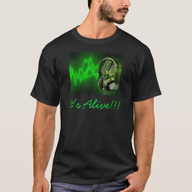 Det är vid liv!!! tee shirt (Framsida)