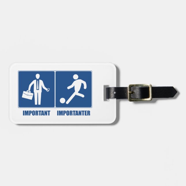 Det är viktigt med arbete, eftersom det är viktigt bagagebricka (Horisontell Framsida)