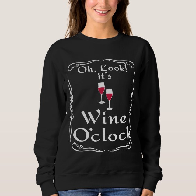Det är Vin O Clock T Shirt (Framsida)