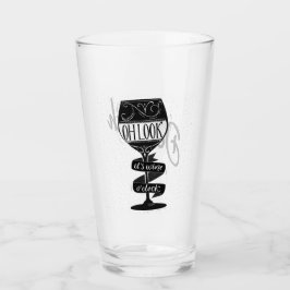 Det är Vin Oklocka Glaskopp