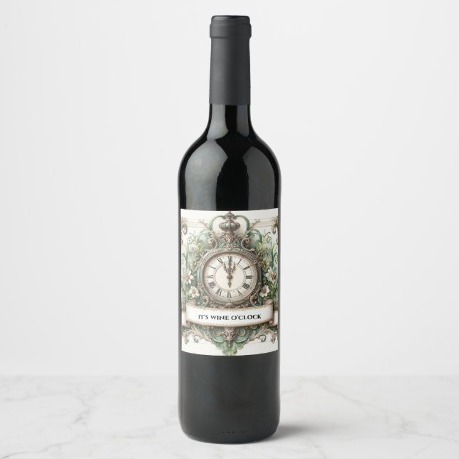 det är vin tid vin etiketter (Framsida)