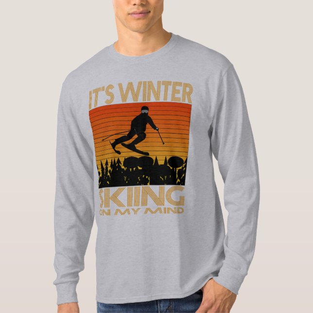 DET ÄR VINTERN - JAG SKILJER MIG. T SHIRT (Framsida)
