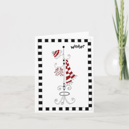 Det är vintern tack kort
