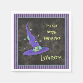Det är vintertid på år Halloween Pappersservett