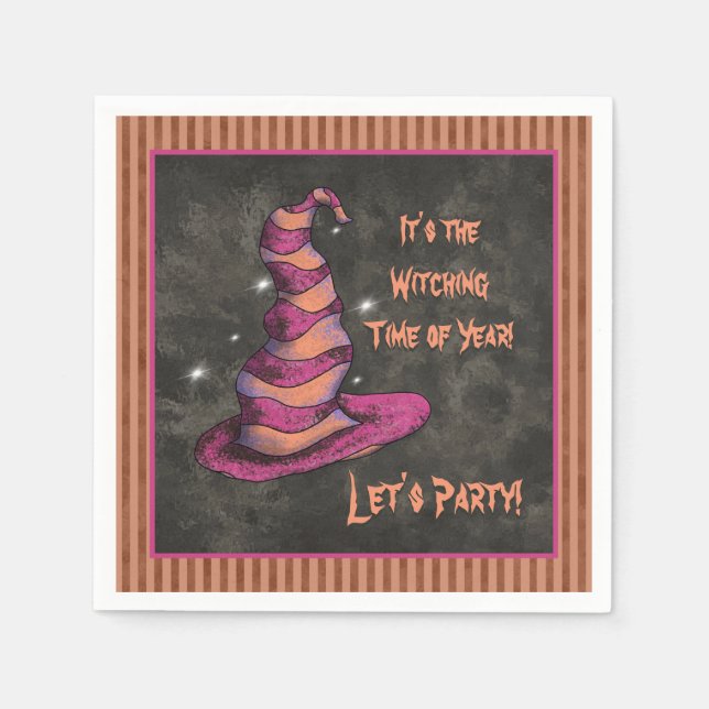 Det är vintertid på år Halloween Pappersservett (Framsidan)