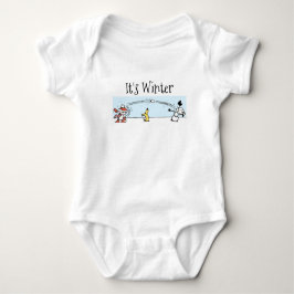 Det är Winter Baby Bodykostym T Shirt