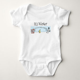 Det är Winter Baby Bodykostym T Shirt