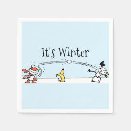 Det är Winter Pappersservett