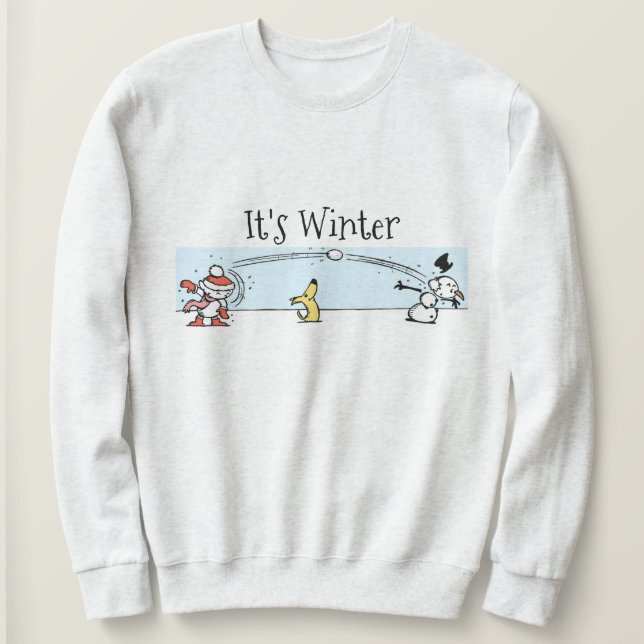 Det är Winter T Shirt (Design framsida)