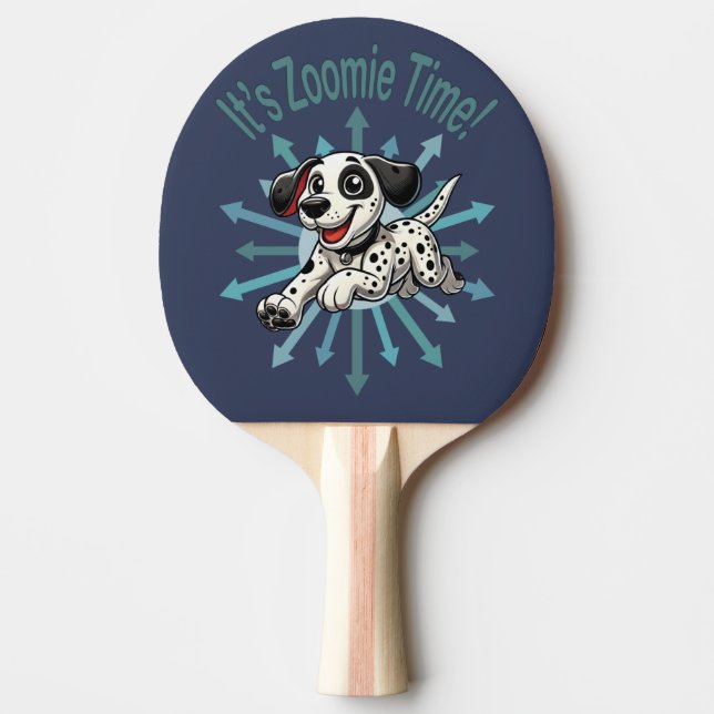 Det är Zoom-tid Dalmatiner Pingisracket (Framsidan)