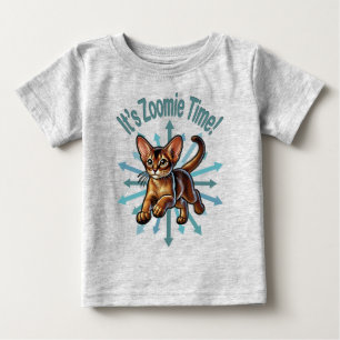Det är Zoomie-tid Abessinsk katt T Shirt
