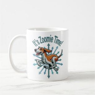Det är Zoomie-tid Amerikansk rävhund Kaffemugg