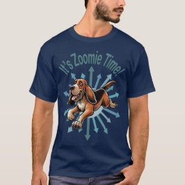Det är Zoomie Tid Hound Dog T Shirt