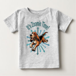 Det är Zoomie Tid Hound Dog T Shirt
