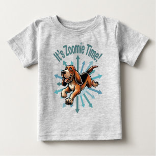 Det är Zoomie Tid Hound Dog T Shirt