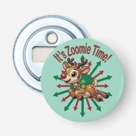 "Det är Zoomie-tid! Julens renar" Flasköppnare