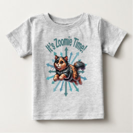 Det är Zoomie-tid Sköldpaddsskal Katt T Shirt