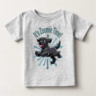 Det är Zoomie-tid Svart Labrador T Shirt